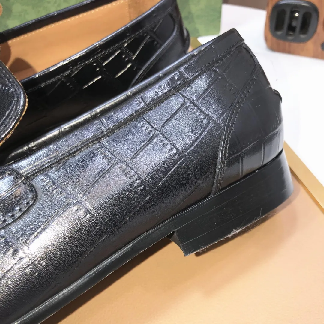 Men's shoes 💰580💰[GUCCI—Gucci] The latest high-end version of Gucci. Official website new model. Available at the same time at counters, the uppers are made of original cowhide imported from Italy/matched with the original special material splicing design concept; "highlight, high-end, grade, extravagance" and exquisite workmanship (original mesh fabric) sole: original factory special outsole size (38-45) (custom-made 45 non-returnable)
